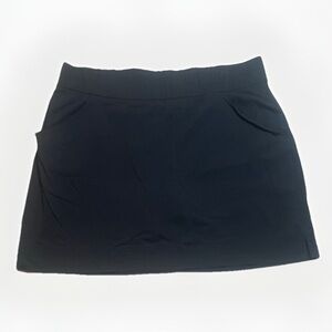 Columbia Women's Black Stretch Skort Skirt sz XL with pockets